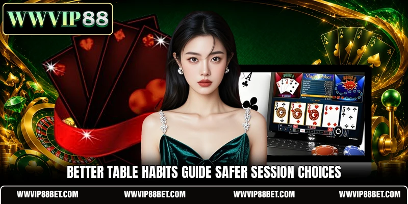 Better table habits guide safer session choices