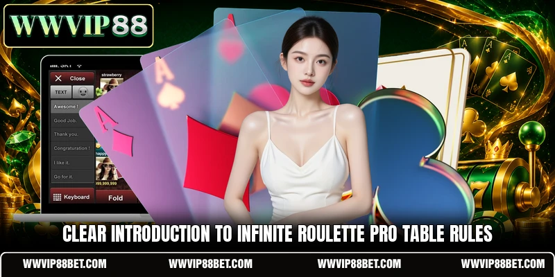 Clear introduction to Infinite Roulette Pro table rules