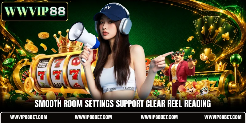 Smooth room settings support clear reel reading