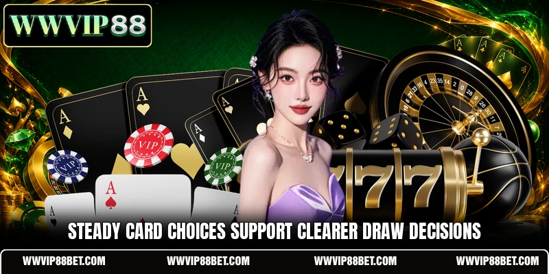 Steady card choices support clearer draw decisions