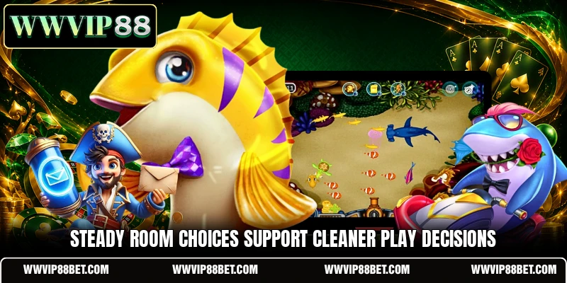 Steady room choices support cleaner play decisions