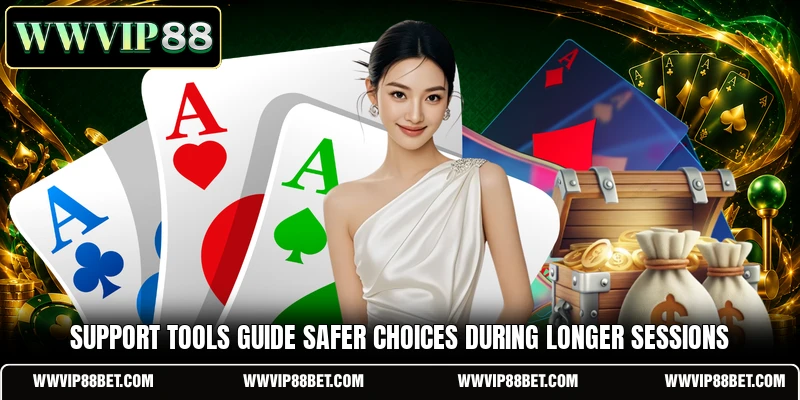 Support tools guide safer choices during longer sessions